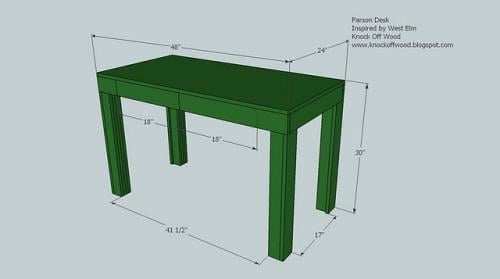 Woodworking Projects With Plywood Simple Wood Desk Plans
