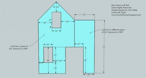 Playhouse Plans with Loft
