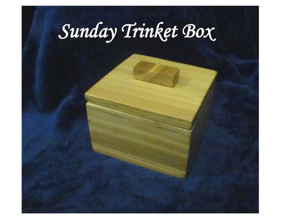 Sunday Trinket Box, Trinket, Box, Gift, Scrap, Craft, Starter project, handmade holidays