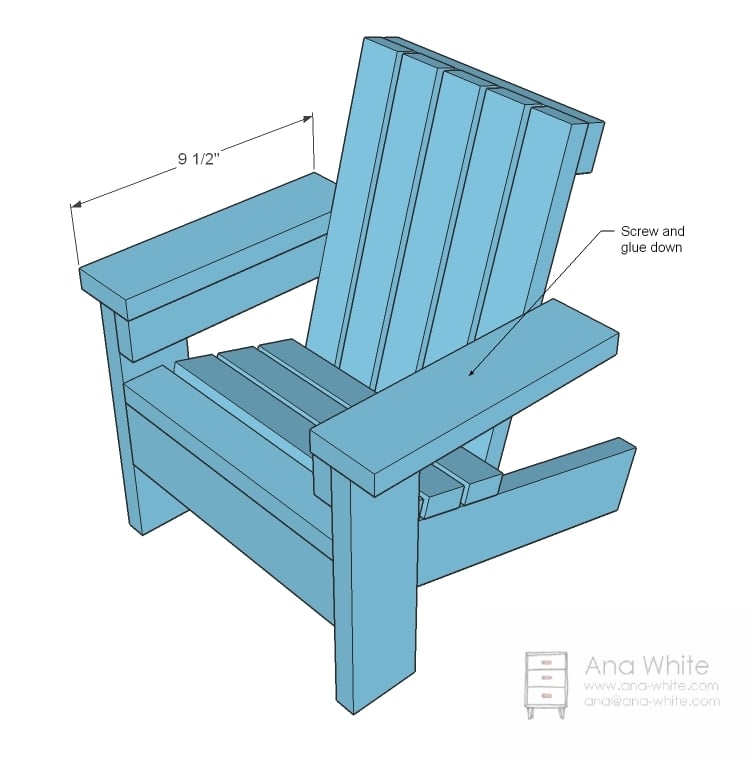  Doll Adirondack Chair | Free and Easy DIY Project and Furniture Plans