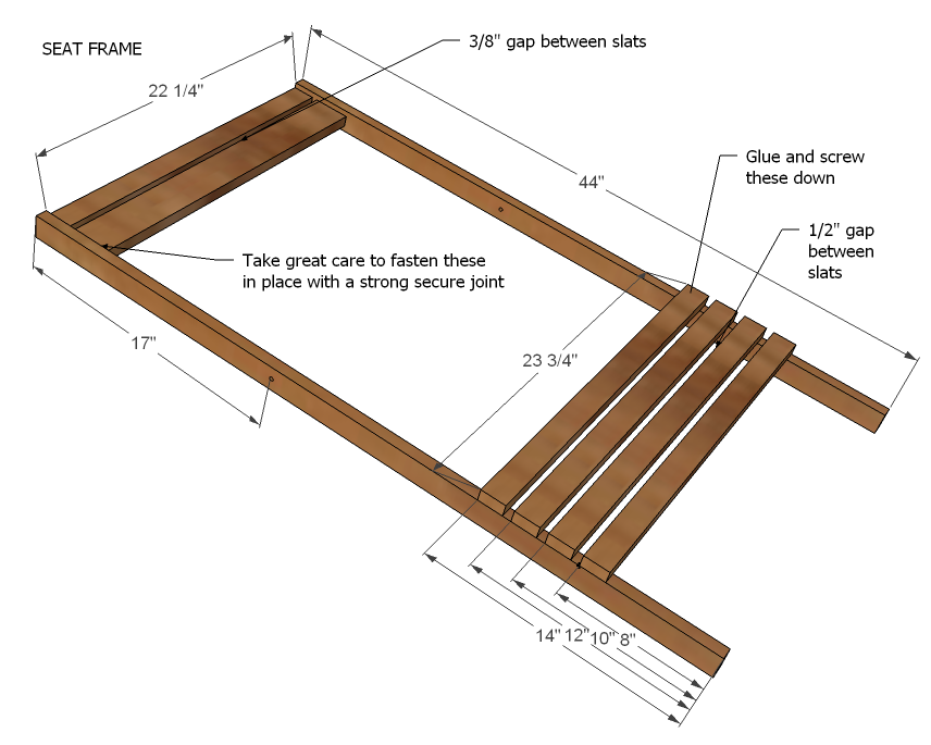 Wood Deck Chair Plans
