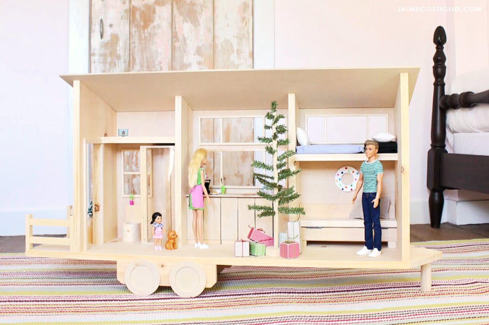 barbie doll house making at home