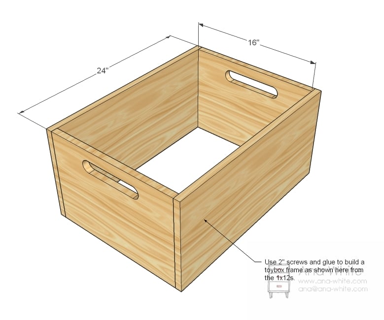 Woodwork Build Wooden Toy Box PDF Plans