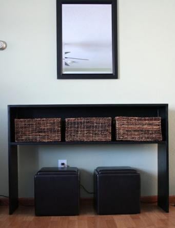 Ana White | Build a Simple Rustic Modern Console Table | Free and ...