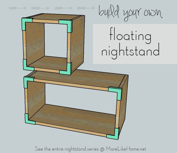 floating nightstand plans