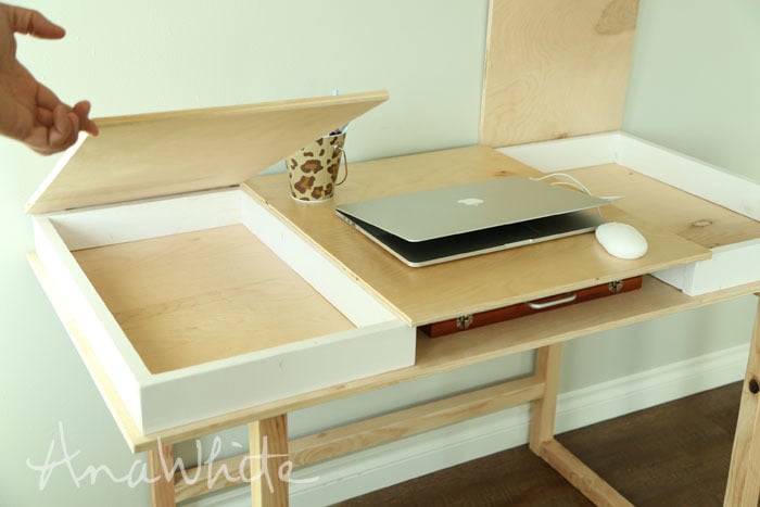 Desktop With Storage Compartments Build Your Own Desk Collection
