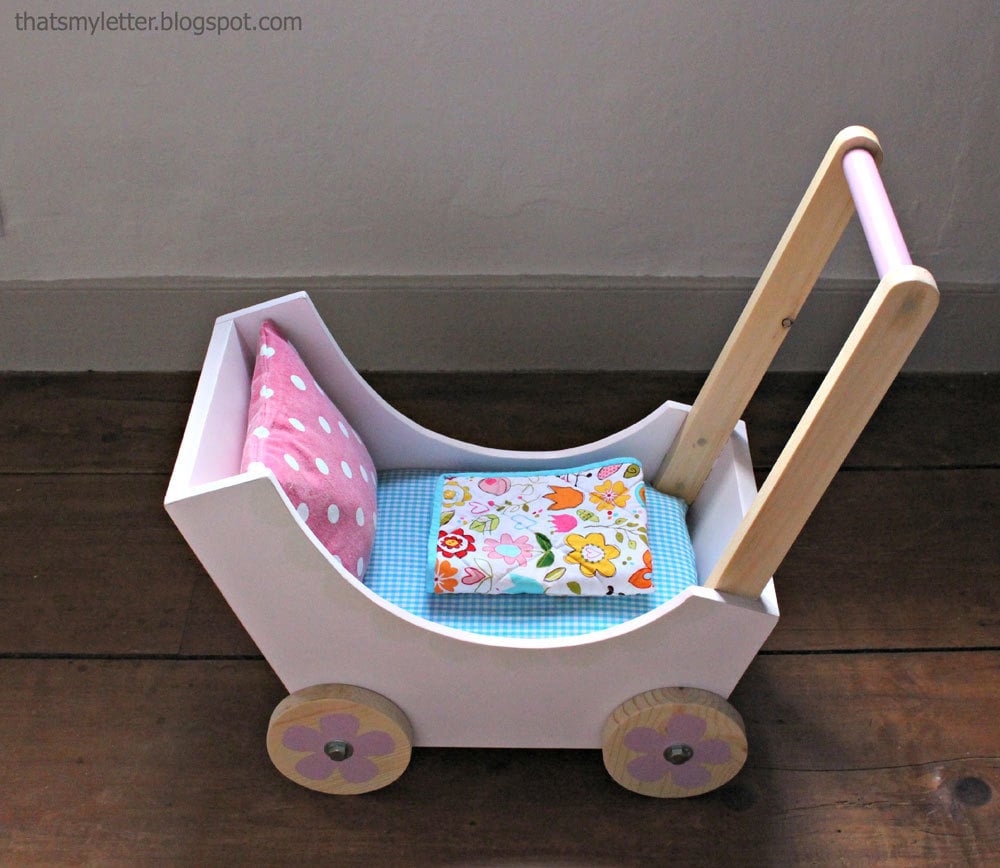 wooden pram for 1 year old