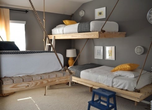 Easiest Hanging Daybed