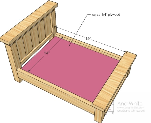 Free Doll Bed Plans