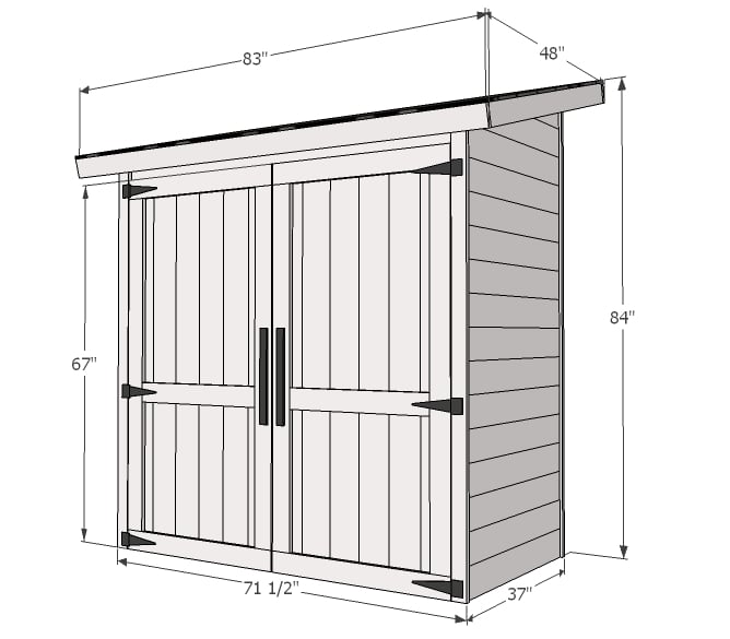small shed dimensions