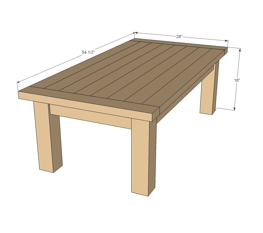... Coffee Table - Pocket Holes | Free and Easy DIY Project and Furniture