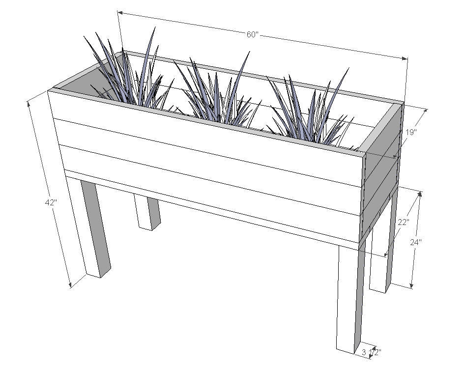 Free Raised Planter Box Plans Planter Box Plans Raised Planter My XXX 