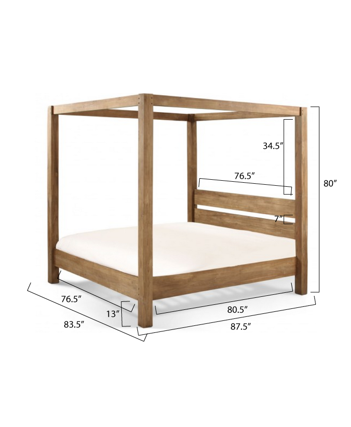 wood canopy bed woodworking plans