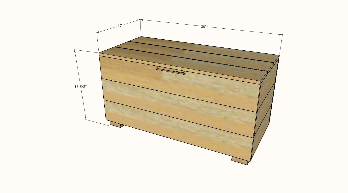 outdoor storage bench dimensions
