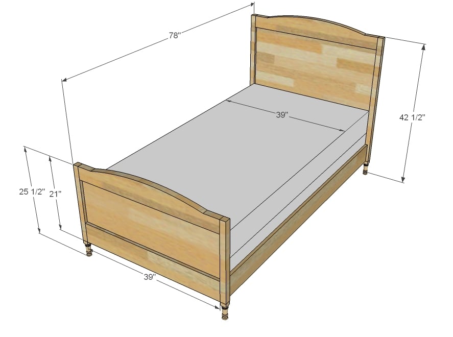 Twin Bed Plans