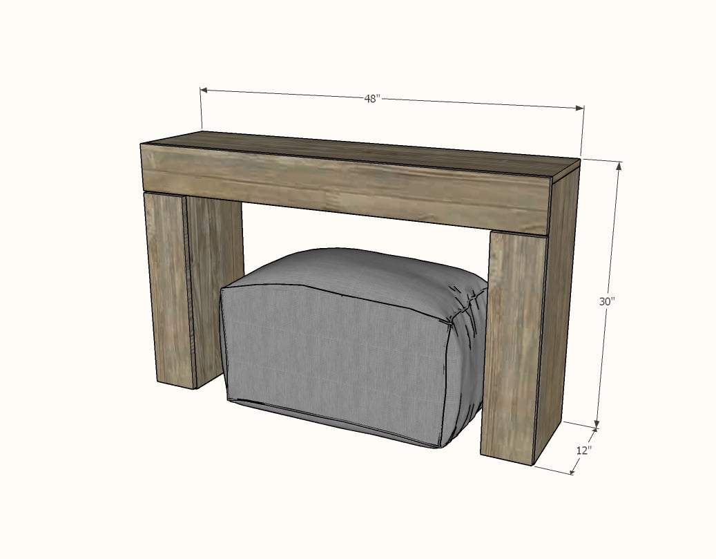 console table converts to desk