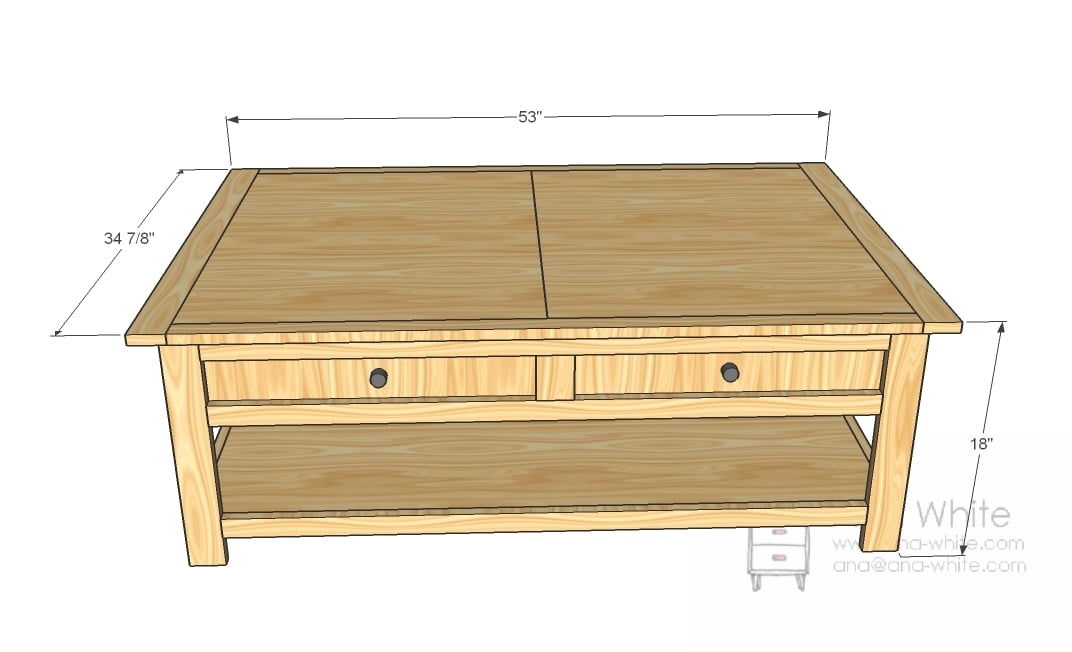 Train Table Woodworking Plans Diagram