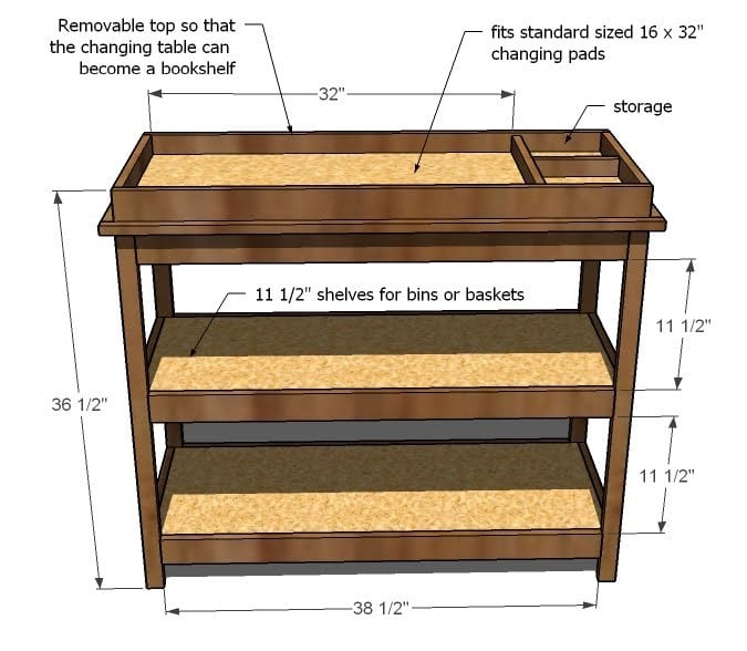 Wooden Pallet Coffee Table Plans Changing Table Design Plans