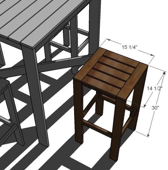 diy bar stools plans