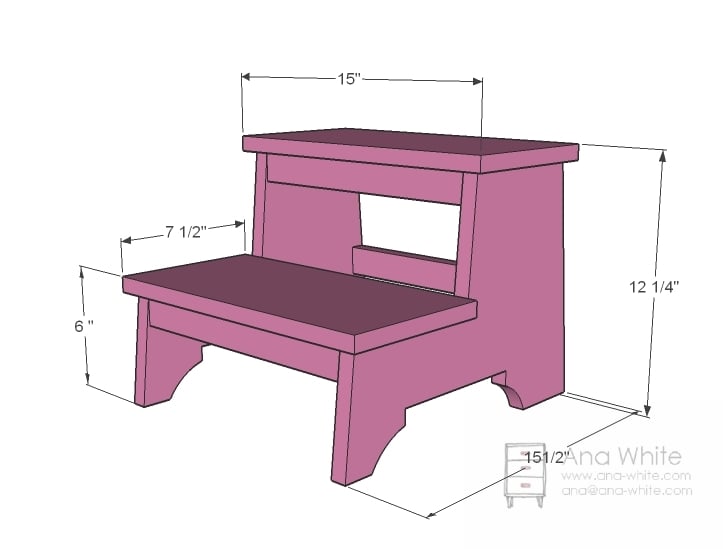 Woodworking Plans For Child S Step Stool Easy Way To Build