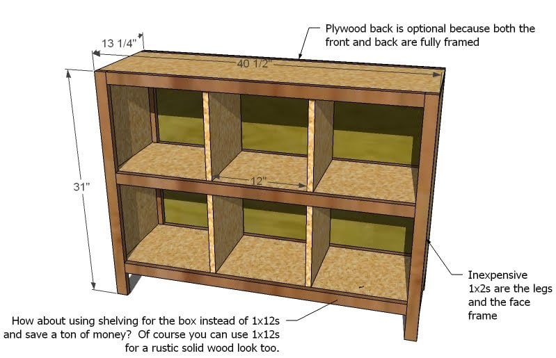 Wood Storage Shelves Plans