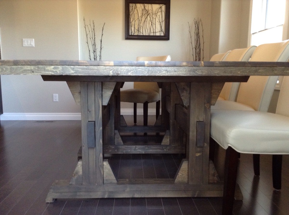 rustic dining table extra large