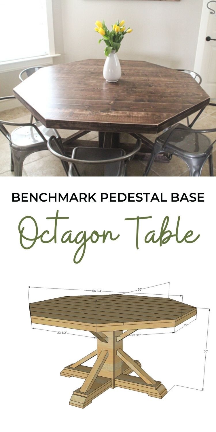 Pedestal Octagon Table