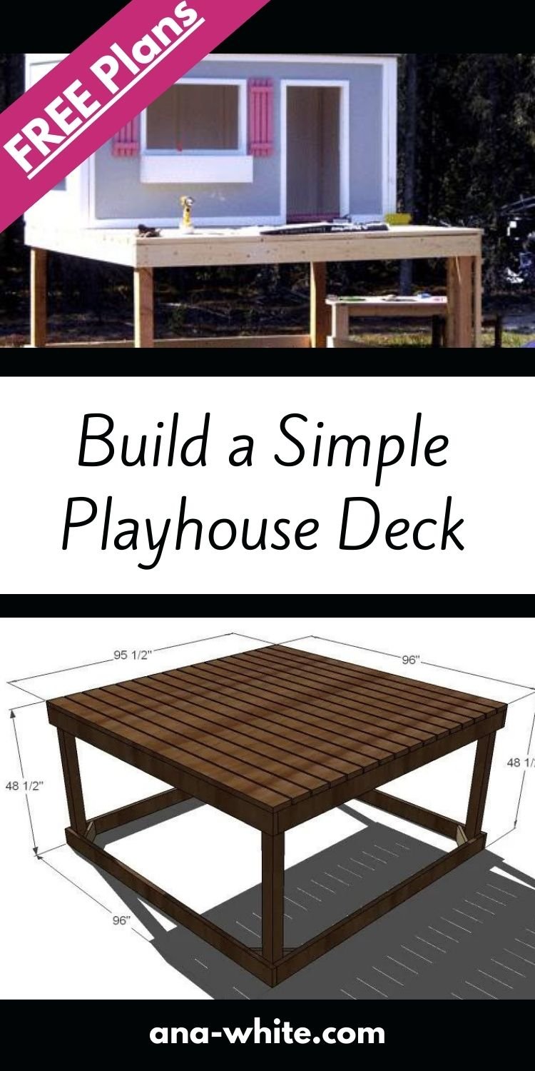 Build a Simple Playhouse Deck