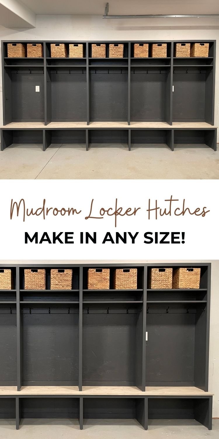 Mudroom Locker Hutches - How to Build in Any Size
