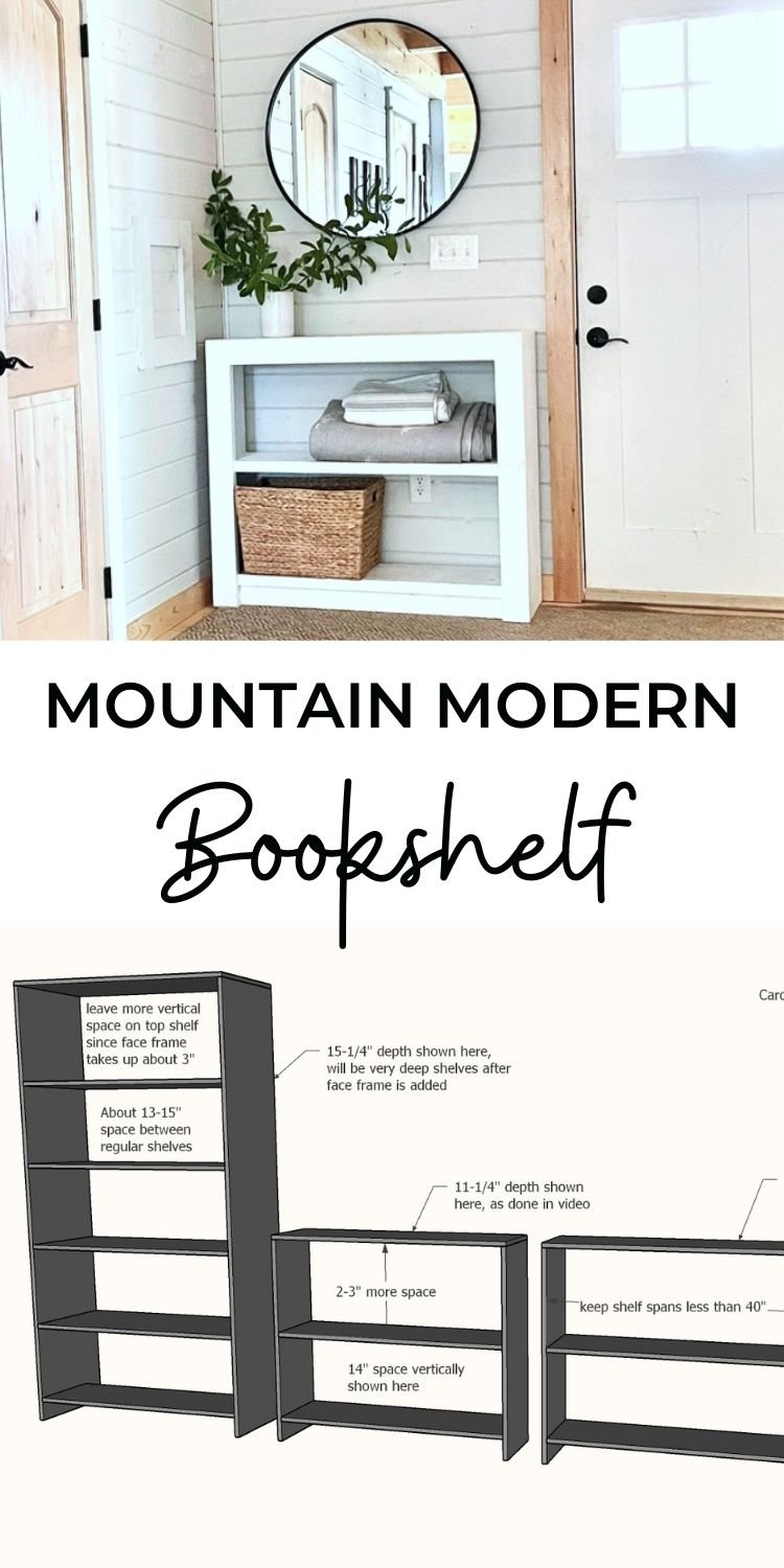 Mountain Modern Bookshelf Pin