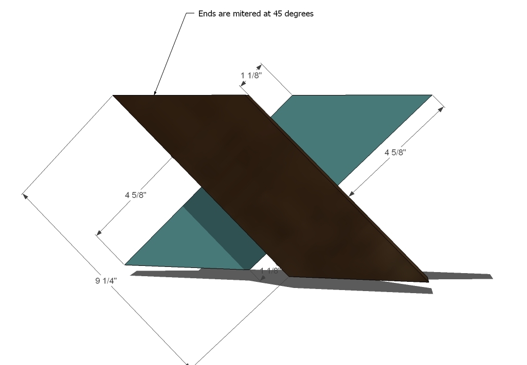 X-Leg Picnic Table