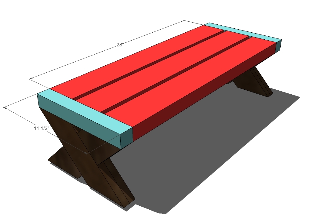 Permalink to picnic table plans free separate benches