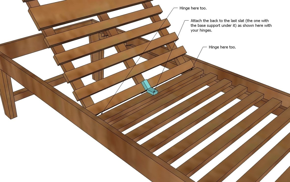 Ana White | Build a Outdoor Chaise Lounge | Free and Easy DIY ...