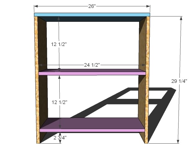 Ana White   Build a Loft Bed Small Bookcase and Desk   Free and