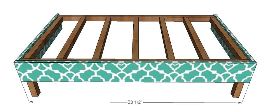DIY Upholstered Twin Bed