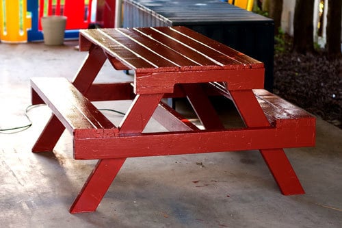 For the seats, a pallet frame