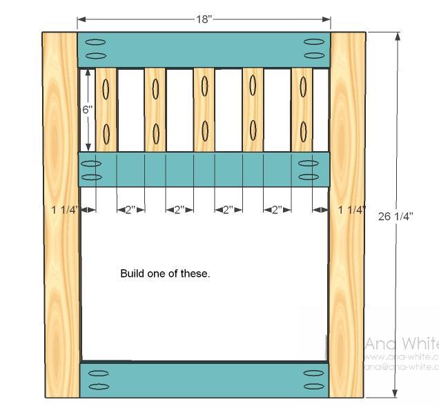 Dog Crate End Table Plans