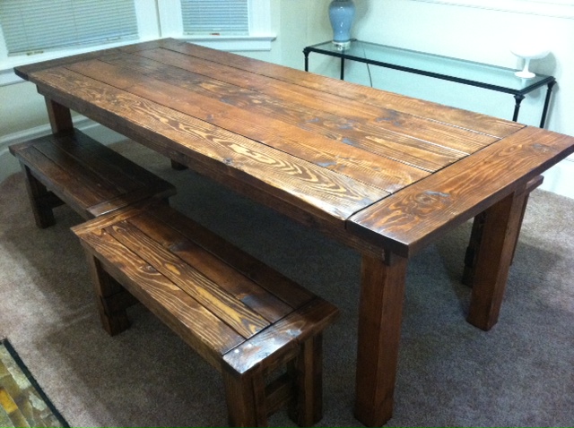 Farm House Table and Benches
