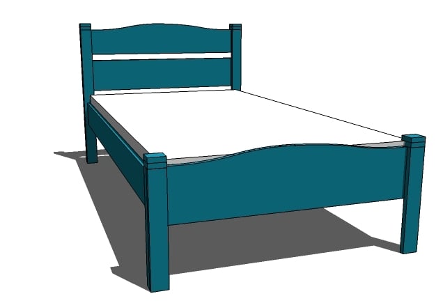 DIY Twin Bed Frame