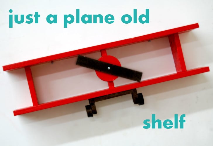 Kids Airplane Shelf