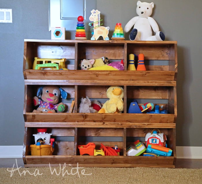 Ana White 1x12 Wood Bulk Bins - DIY Projects