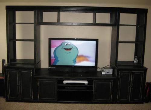 DIY Wall Unit Entertainment Center