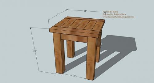 images of Side Table Plans Free