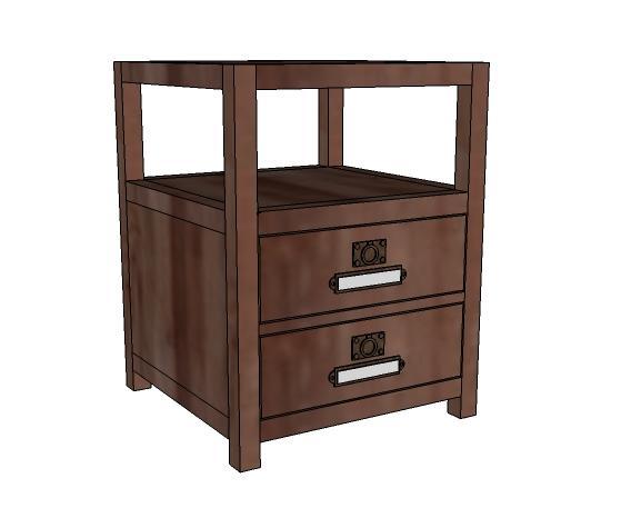End Table with Drawer Plans