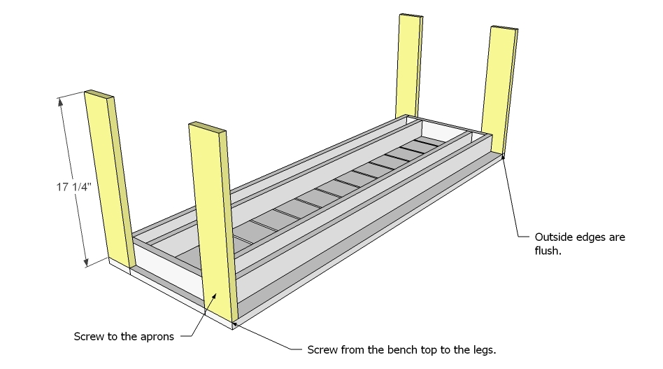 2X4 Bench Seat Plans