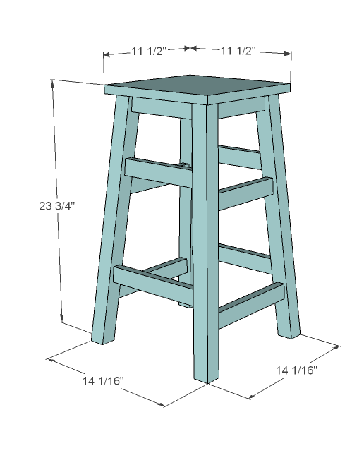free bar stool plans