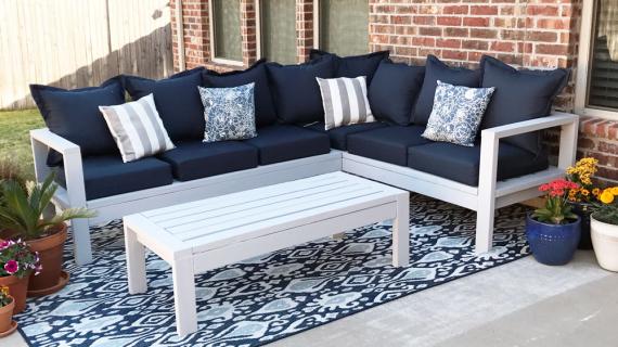 diy outdoor sofa plans