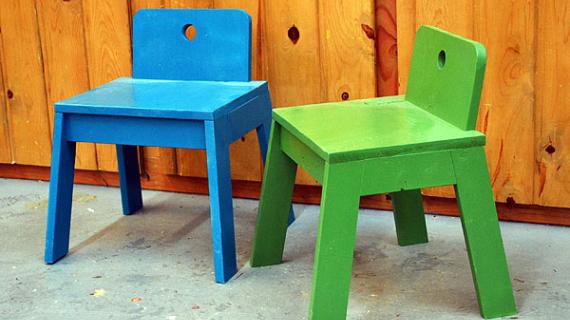 diy modern kids chairs
