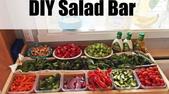 diy salad bar tray