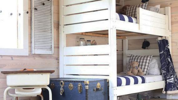 modern bunk bed land of nod addison